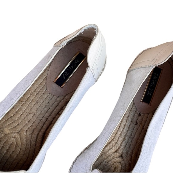 Rachel Zoe Women's Cream Hide Loafers - Picture 2 of 6